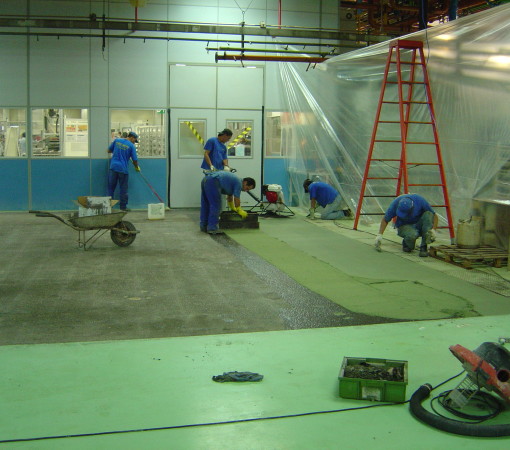 Foto 6 – Aplicando Revestimento Epoxi